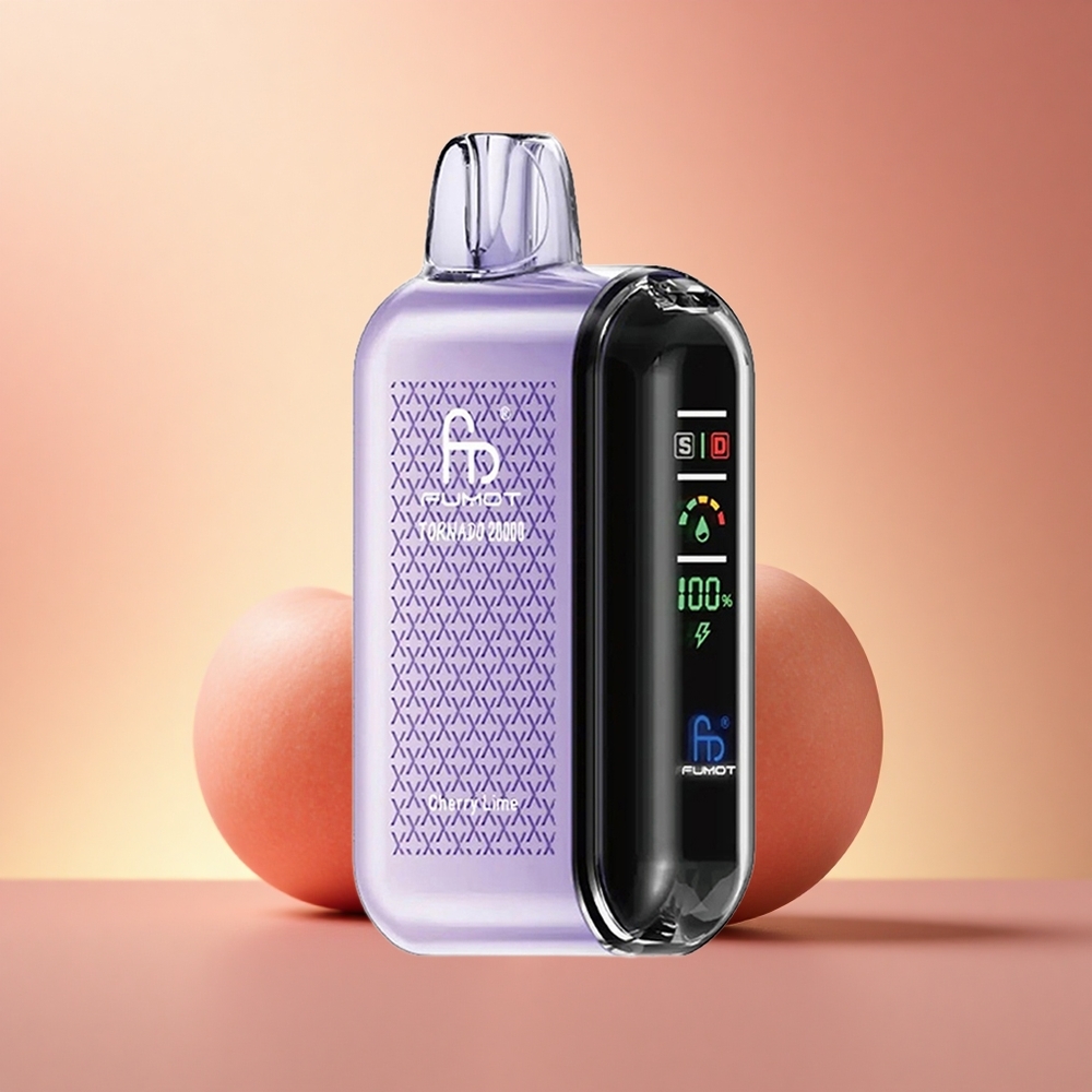 Fumot Tornado 20000 Puffs Κεράσι Λάιμ με Dual Mesh Coil και 850mAh