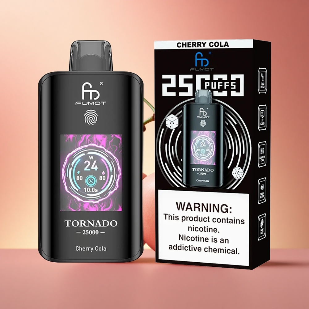 Fumot Tornado 25000 Puffs Κερασόλα 700mAh 5% nicotine