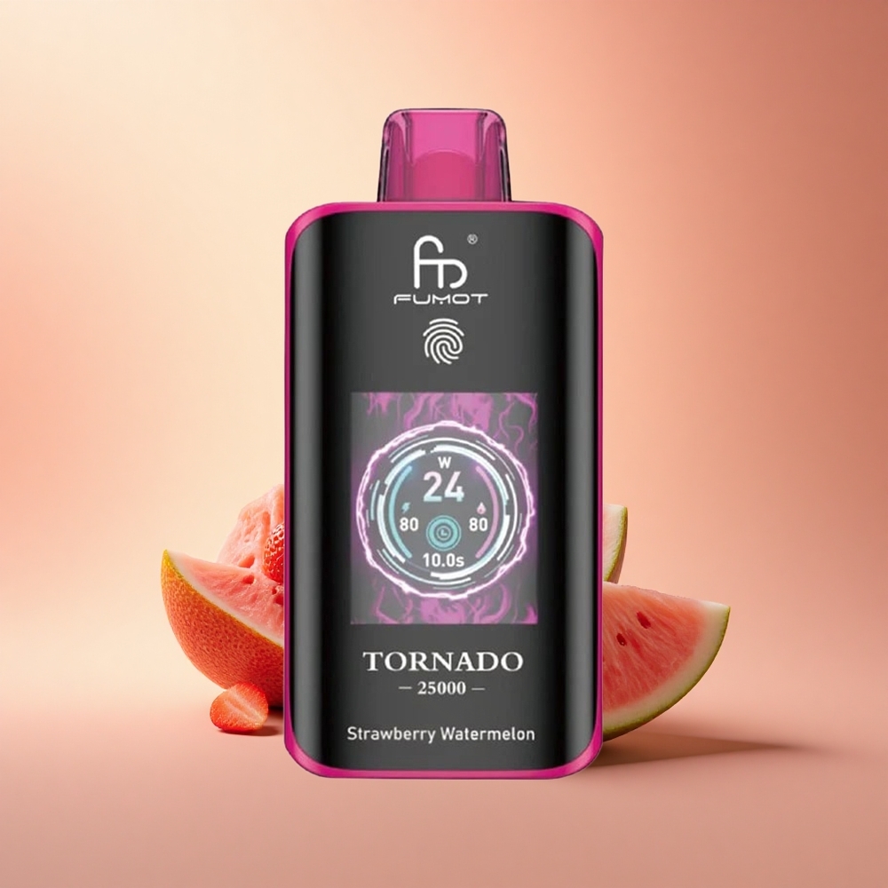 Fumot Tornado 25000 Puffs Φράουλα Καρπούζι HD 700mAh