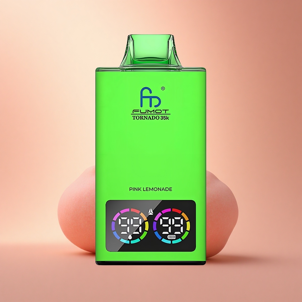 Fumot Tornado 35000 Puffs Ροζ Λεμονάδα με Διπλό Πλέγμα και 700 mAh