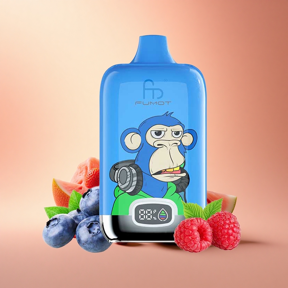 Fumot Tornado Digital Box 12000 Puffs Φράουλα Καρπούζι 550mAh 20ml