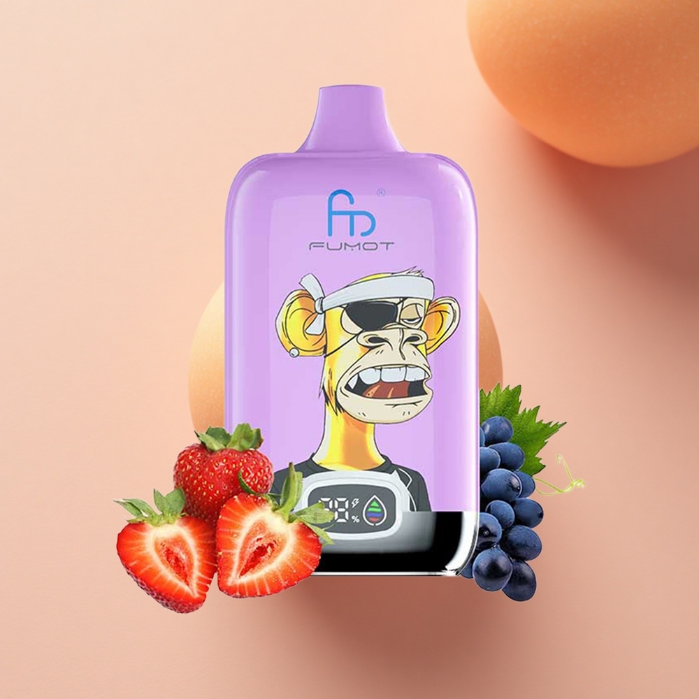 Fumot Tornado Digital Box 12000 Puffs Μάνγκο Πάγου με 550mAh και Mesh Coil