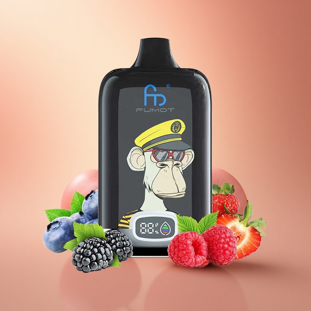 Fumot Tornado Digital Box 12000 Puffs Κερασιά Mesh 550mAh 20ml