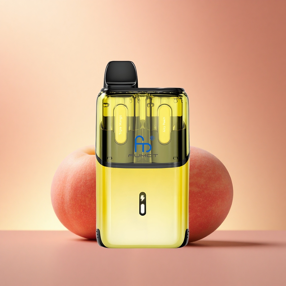Fumot Ultra T32000 Puffs Τριπλό Μάνγκο - Ζουμερό Ροδάκινο με 800mAh και 20mg νικοτίνη
