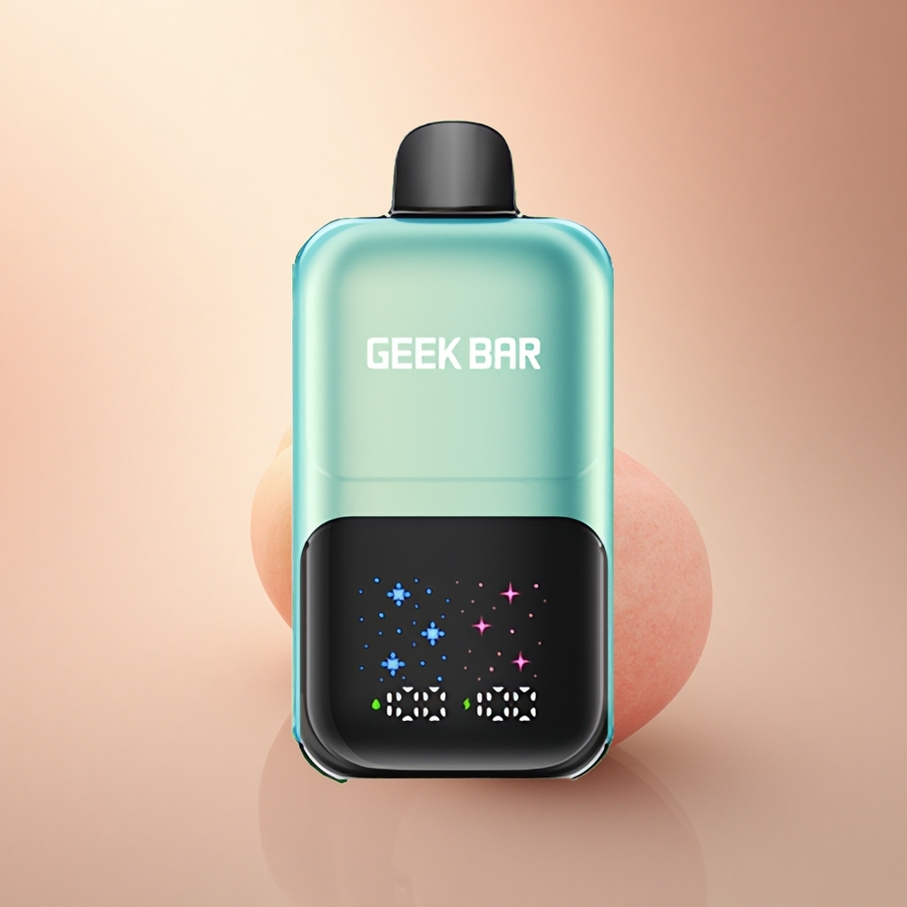 GEEK BAR 2GO 20ml 50000 Puffs Ψυχρό Μέντα Παγωμένο με Ρυθμιζόμενη Ψύξη και Αλληλεπιδραστική Οθόνη