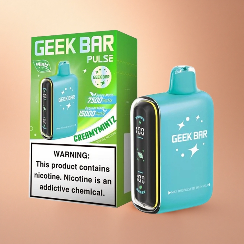 GEEK BAR Pulse 15000 Puffs Μίντα Έκδοση 16ML 5% Νικοτίνη 650 mAh