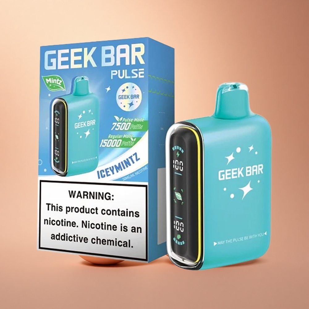 GEEK BAR Pulse 15000 Puffs Μίντα Έκδοση 16ML 5% Νικοτίνη 650 mAh