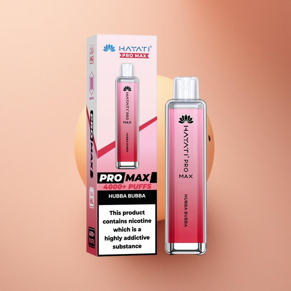 Hayati Pro Max 4000 Puffs Χούμπα Μπούμπα Διπλός Σπείρα 1.1 Ohm 1400mAh