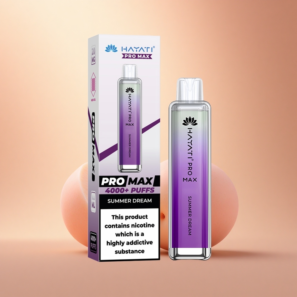 Hayati Pro Max 4000 Puffs Θερινό Όνειρο με Νικοτίνη 5% και 1400mAh