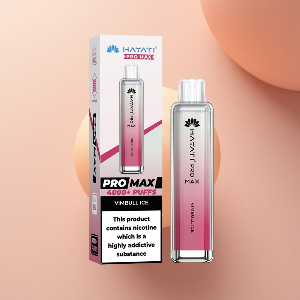 Hayati Pro Max 4000 Puffs Κρύσταλλο Πάγο (Crystal Ice) 1400mAh 2ml