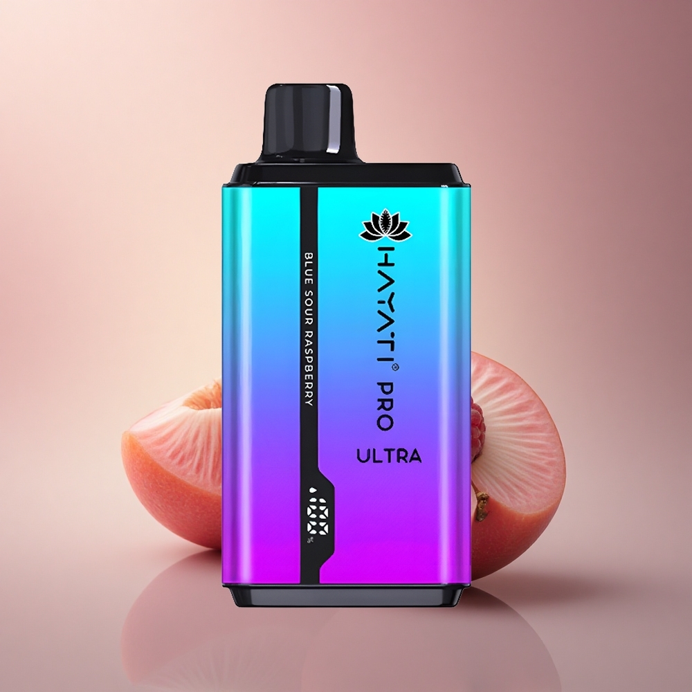 Hayati Pro Ultra 15000 Puffs Μπλε Ξινή Σμέουρα 850mAh 2% Νικοτίνη
