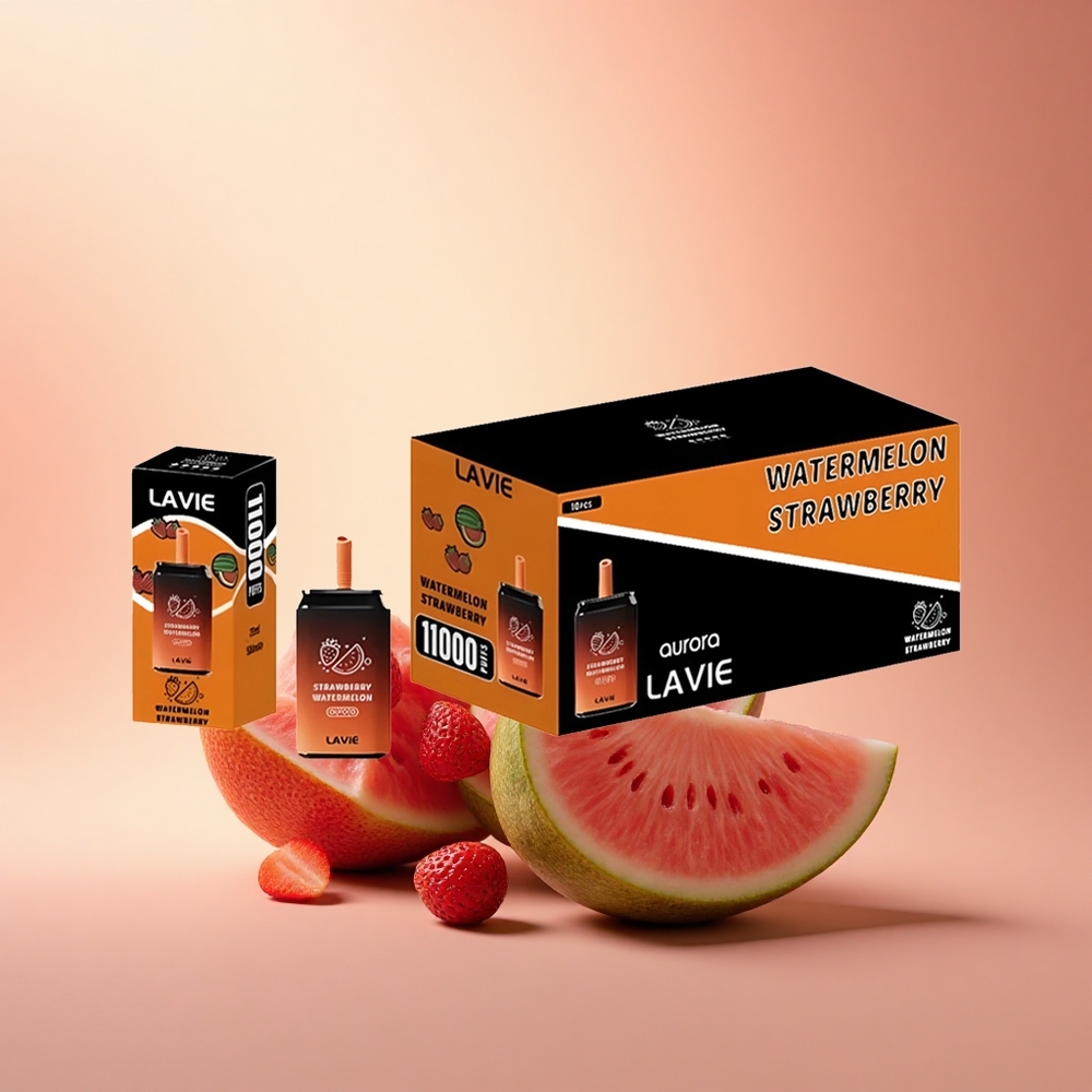Lavie Aurora 11000 Puffs Φράουλα Καρπούζι 650mAh 22ML 5% νικοτίνη