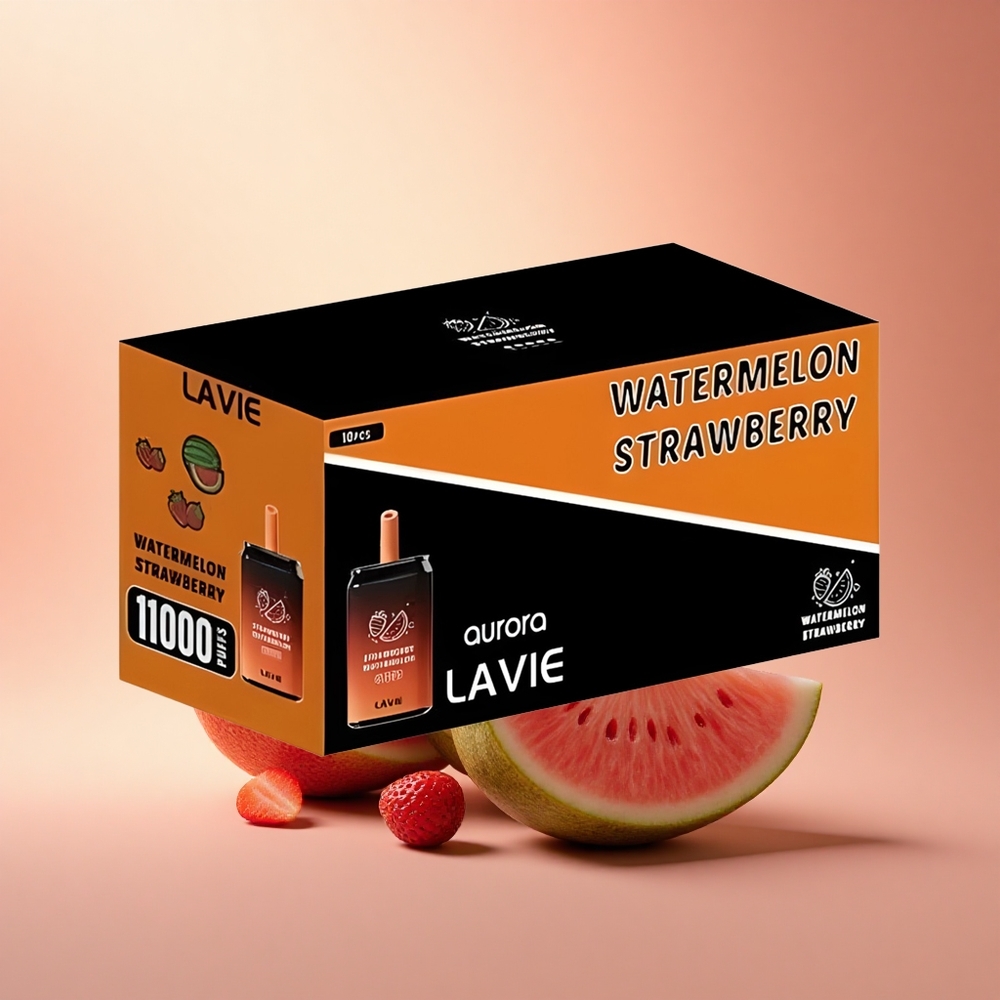 Lavie Aurora 11000 Puffs Φράουλα Καρπούζι 650mAh 22ML 5% νικοτίνη